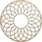 Ekena Millwork Cannes Wood Fretwork Pierced Ceiling Medallion, Birch, 40"OD x 13 5/8"ID x 3/8"T CMWP40X40X0375CNBI - alternate 1